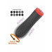 Stymulator-Rechargeable Silicone Touch Vibrator USB 10 Functions - Black