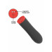 Stymulator-Rechargeable Silicone Touch Vibrator USB 10 Functions - Black