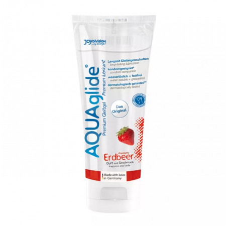 Лубрикант - AQUAglide Strawberry, 100 мл