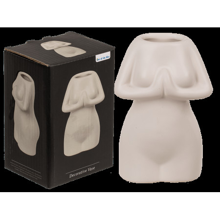 Керамічна ваза Women´s Body White, 175 мл