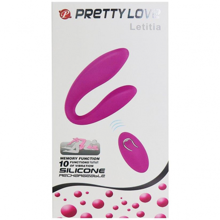 Вибратор для пары Pretty Love Letitia с пультом управления