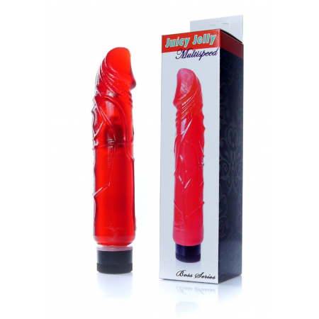 Wibrator-Juicy Jelly - Multispeed Red (67-00075)
