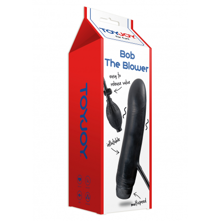 Вибратор -BOB THE BLOWER INFL. VIBRATOR BLACK