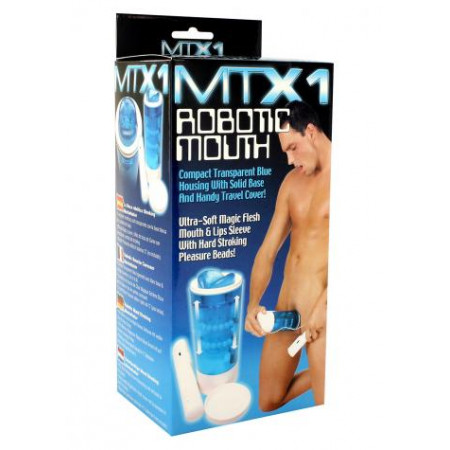 Автоматический мастурбатор ROBOTIC MOUTH BLUE