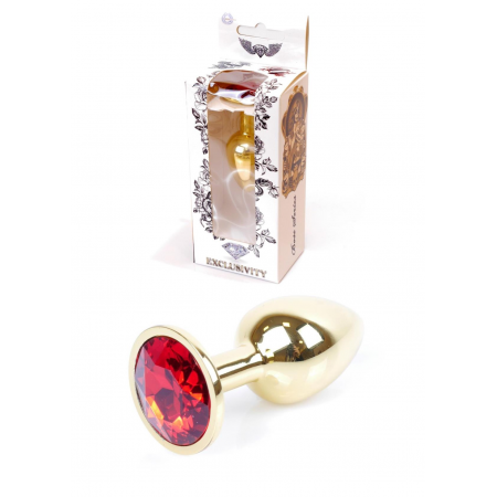 Plug-Jewellery Gold PLUG- Red (64-00019)